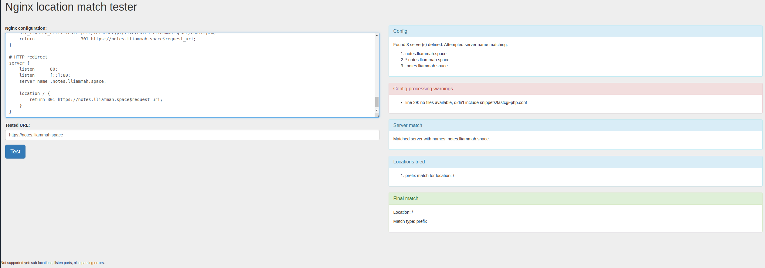Nginx - конфигурационный файл